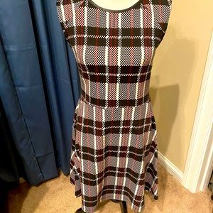 Jules & Leopold Fit and Flare Plaid Dress